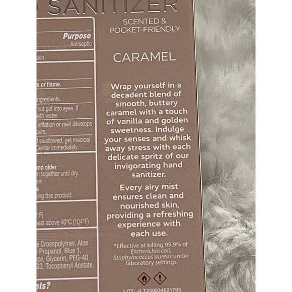 Smart Care Scented Hand Sanitizer Spray 1 Fl Oz Caramel Hydrating NEW - Picture 7 of 11